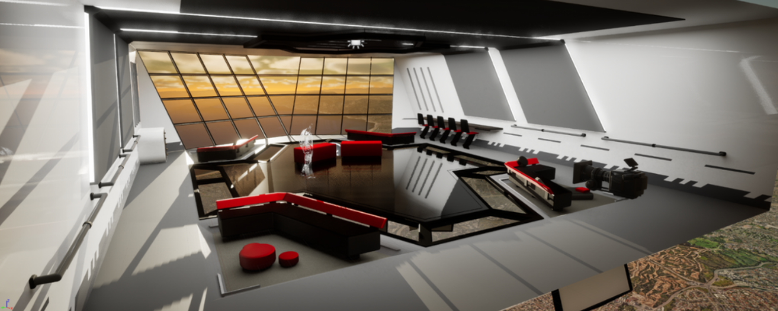 Super Bowl Set in Unreal Engine